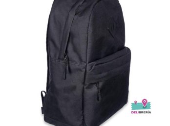 MOCHILA TALBOT ESPALDA NEGRA SIMPLE