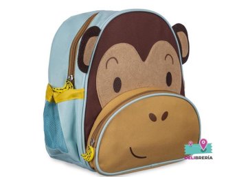 MOCHILA TALBOT JUNGLE CARITA MONKEY 30,5CM ESPALDA
