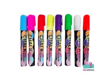 MARCADORES NUWA DE TIZA LIQUIDA X8
