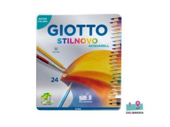 LAPICES DE COLORES GIOTTO STILNOVO ACUARELABLE X 24 LATA