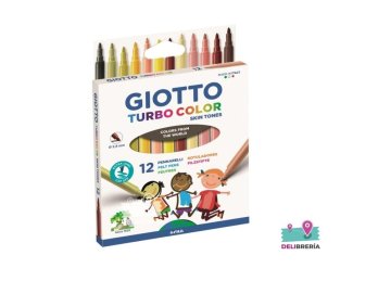 MARCADOR GIOTTO TURBO ESCOLAR SKIN TONES X12