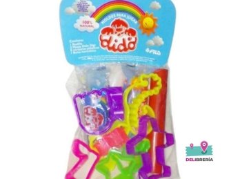 MASA PARA MODELAR DIDO SET 8 MOLDES