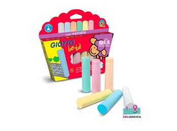 TIZONES DE COLORES GIOTTO BEBE 6 COLORES