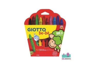 CRAYON GIOTTO BEBE X 10 UNIDADES + SAC