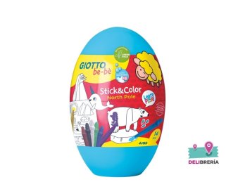SET GIOTTO BEBE STICK AND COLOR HUEVO