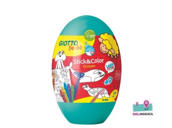 SET GIOTTO BEBE STICK AND COLOR HUEVO