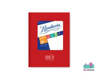 CUADERNO RIVADAVIA ARAÑA TAPA DURA 50 HOJAS RAYADO ROJO