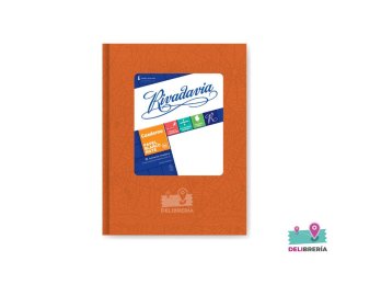 CUADERNO RIVADAVIA ARAÑA TAPA DURA 50 HOJAS RAYADO NARANJA