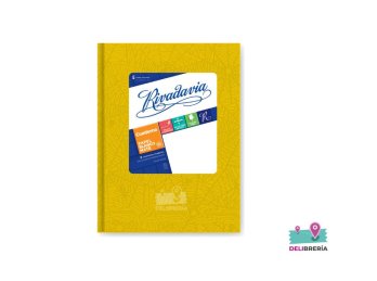 CUADERNO RIVADAVIA ARAÑA TAPA DURA 50 HOJAS RAYADO AMARILLO