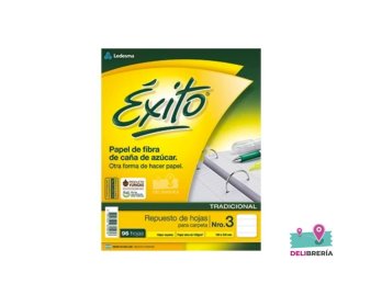REPUESTO EXITO 96 HOJAS RAYADO
