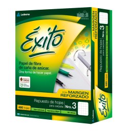 REPUESTO EXITO MARGEN REFORZADO 480 HS CUADRICULADO