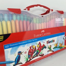 MARCADOR FABER-CASTELL FIESTA 45 ESTUCHE RIGIDO X60