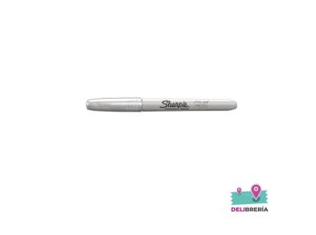 MARCADOR SHARPIE PERMANENTE METALLIC PLATA