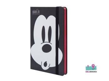 CUADERNO MOOVING NOTES A5 TAPA DURA 96 HS MICKEY MOUSE