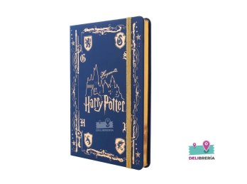 CUADERNO MOOVING NOTES A5 TAPA DURA 96 HS HARRY POTTER