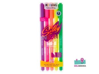 ROLLER MOOVING COLORING GEL X 5 NEON