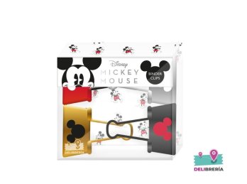 BINDER CLIP MOOVING 32 MM X4 MICKEY