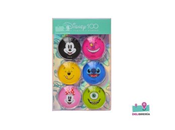 IMANES MAGNETICOS MOOVING DISNEY 100 AÑOS X6 