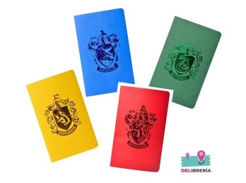 CUADERNO CASAS 13 X 21 MOOVING HARRY POTTER 32 HOJAS