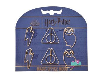 BROCHES CLIP MOOVING CON FORMAS HARRY POTTER X 6
