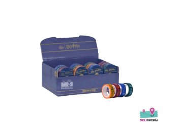 WASHI TAPE MOOVING HARRY POTTER CASAS 1,5CMX5M
