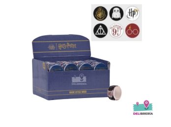 WASHI TAPE STICKERS REDONDOS MOOVING HARRY POTTER