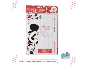 CARATULA PARA CUADERNO CARTA MICKEY MOUSE MOOVING LOOP