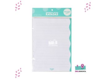 REPUESTO CARTA MOOVING LOOP 30 HOJAS RAYADO