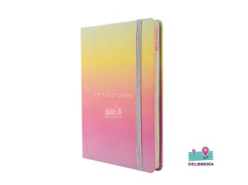 LIBRETA MOOVING NOTES A5 TAPA DURA RAINBOW