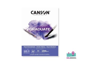 BLOCK GRADUATE MIX MEDIA A5 20H 200G
