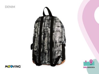 MOCHILA MOOVING DENIM ESPALDA 18