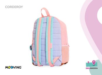 MOCHILA MOOVING CORDEROY ESPALDA 18