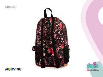 MOCHILA MOOVING MINNIE MOUSE SPARKLE ESPALDA 18