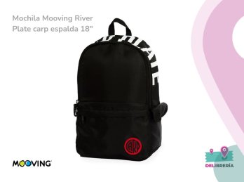 MOCHILA MOOVING RIVER PLATE CARP ESPALDA 18