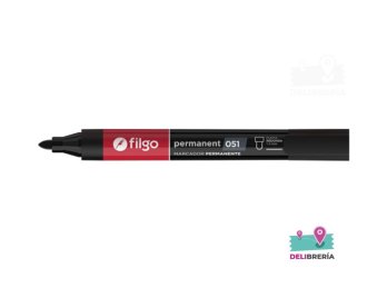 MARCADOR FILGO PERMANENTE PUNTA REDONDA 051 NEGRO