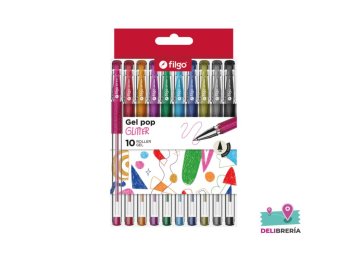 ROLLER FILGO GEL POP 1,0 MM GLITTER BLISTER X10