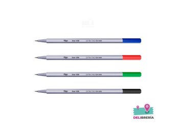 MICROFIBRA FILGO LINER 038 0,4 MM ESTUCHE X4 COLORES CLÁSICOS