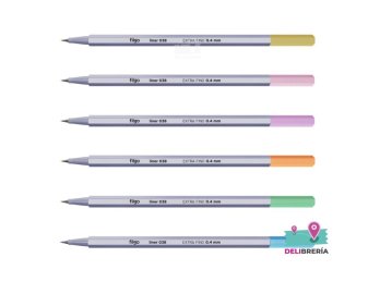 MICROFIBRA FILGO LINER 038 0,4 MM ESTUCHE X6 COLORES PASTEL