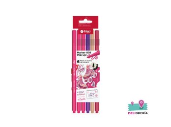 MARCADOR FILGO MARKER 036 PUNTA MED 1,0 ESTUCHE X6 PASTEL