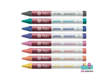 CRAYONES FILGO DE CERA PERLADOS X 8