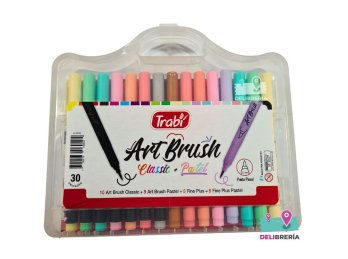 MARCADORES TRABI ART BRUSH X30