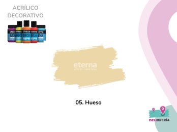ACRILICO DECORATIVO ETERNA 50 ML 005-HUESO