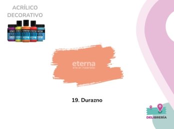 ACRILICO DECORATIVO ETERNA 50 ML 019-DURAZNO