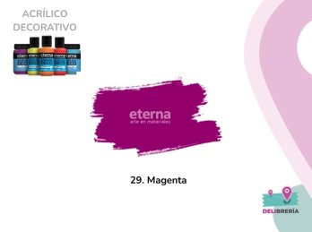 ACRILICO DECORATIVO ETERNA 50 ML 029-MAGENTA