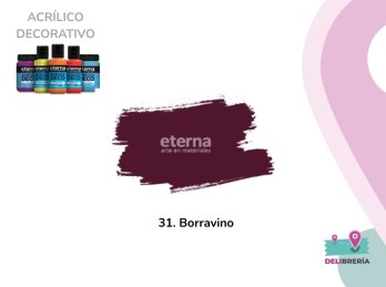 ACRILICO DECORATIVO ETERNA 50 ML 031-BORRAVINO