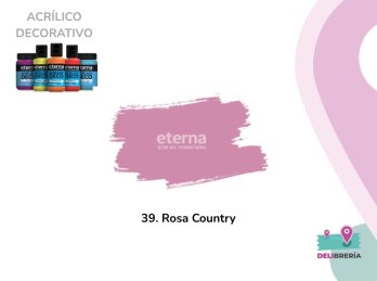 ACRILICO DECORATIVO ETERNA 50 ML 039-ROSA COUNTRY