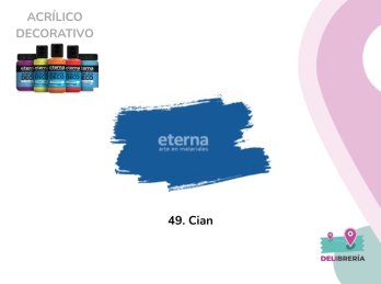 ACRILICO DECORATIVO ETERNA 50 ML 049-CIAN
