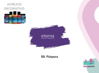 ACRILICO DECORATIVO ETERNA 50 ML 059-PURPURA