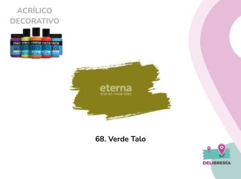 ACRILICO DECORATIVO ETERNA 50 ML 068-VERDE TALO