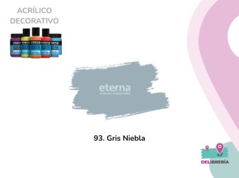 ACRILICO DECORATIVO ETERNA 50 ML 094-GRIS NIEBLA